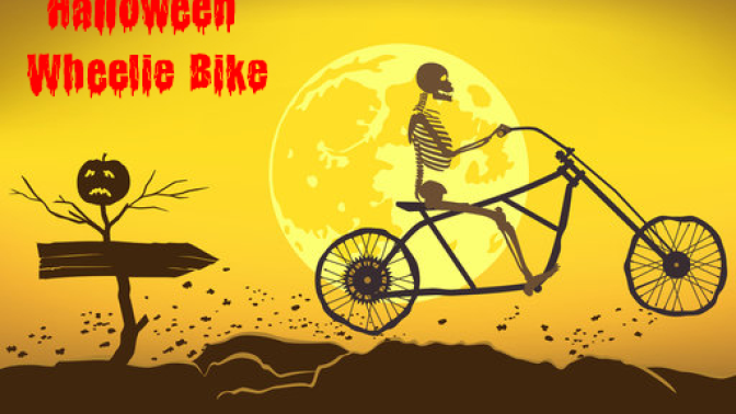 Halloween Wheelie Bike