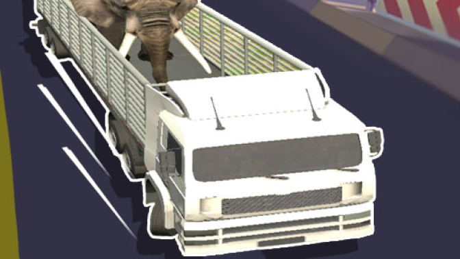 Wild Animal Transport Truck